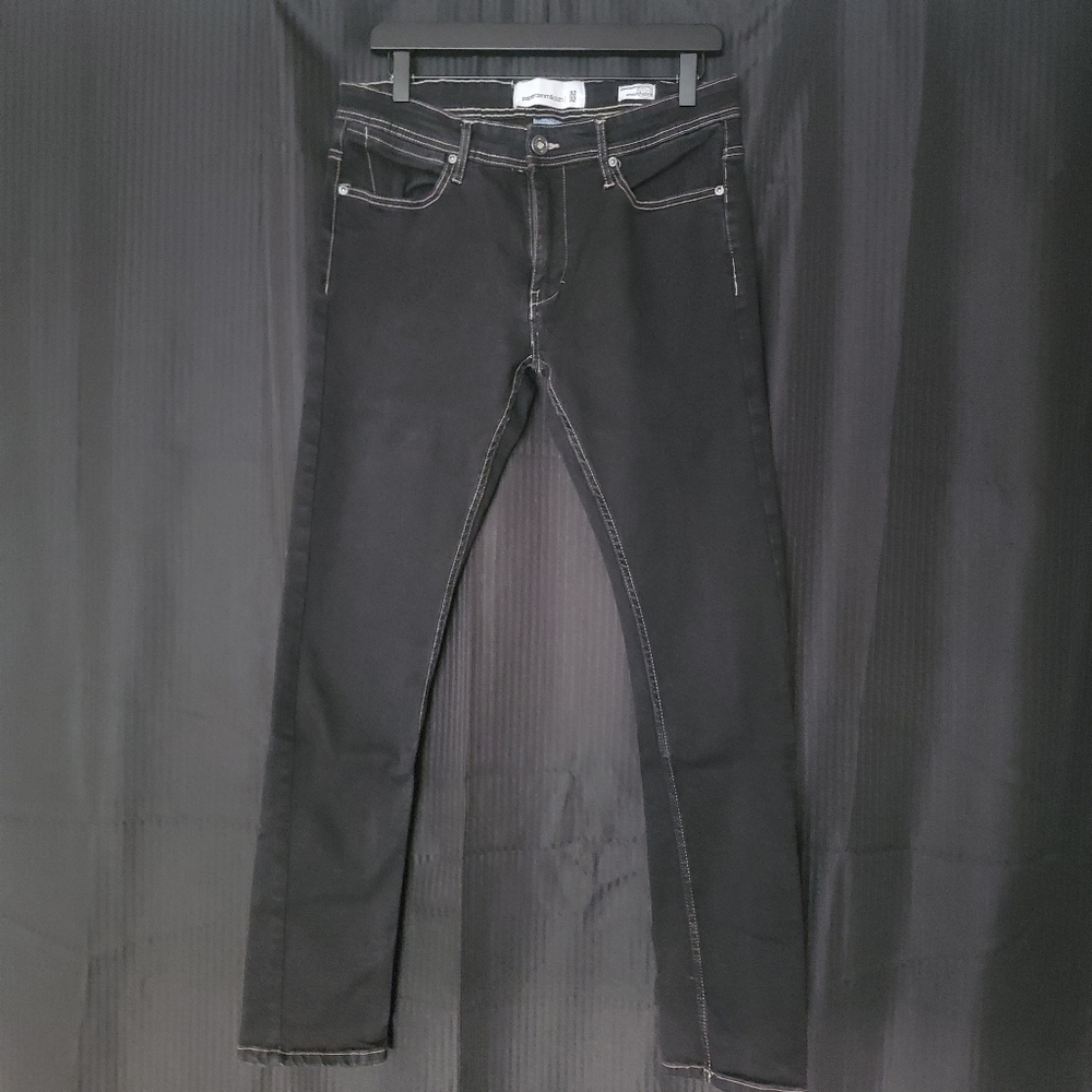 Paper, Denim & Cloth black stretch skinny jeans 32x32